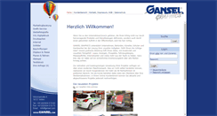 Desktop Screenshot of gansel.com